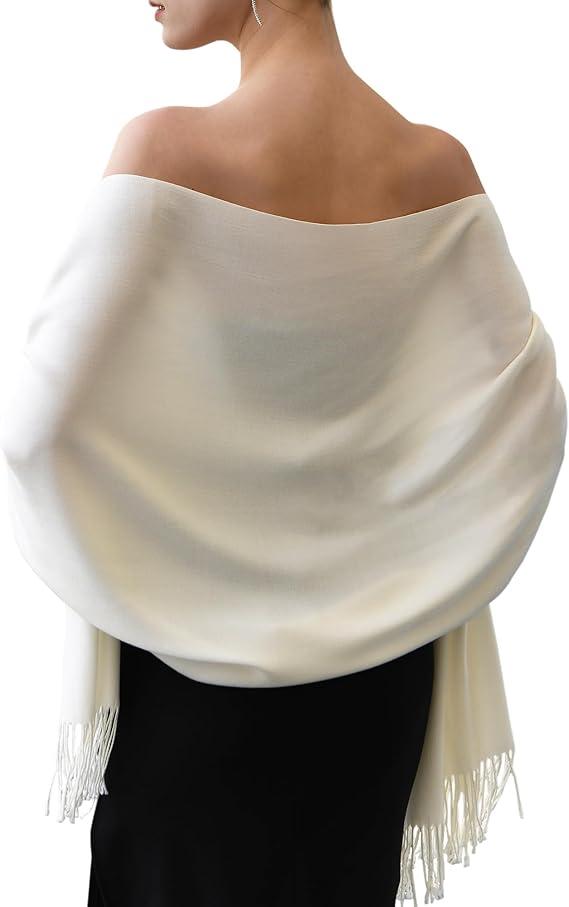 FURTALK Pashmina Shawl Wraps for Women Evening Dresses Blanket Scarves Fashion Scarf Wedding Gifts